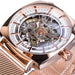 Rose gold white ribbon word