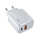 Dual port PDQC 20W white